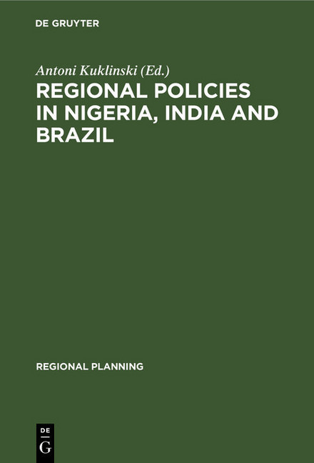 Regional Policies in Nigeria, India and Brazil main product photo