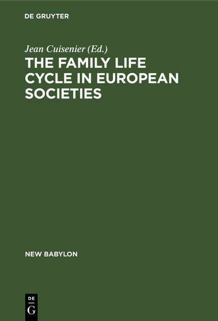 The family life cycle in European societies main product photo