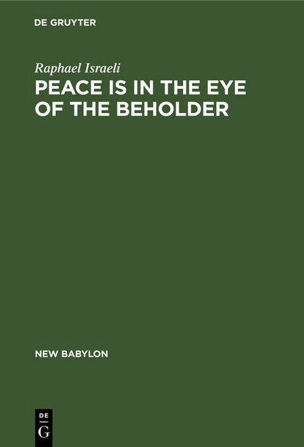Peace is in the Eye of the Beholder main product photo