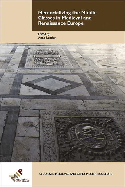 Memorializing the Middle Classes in Medieval and Renaissance Europe main product photo