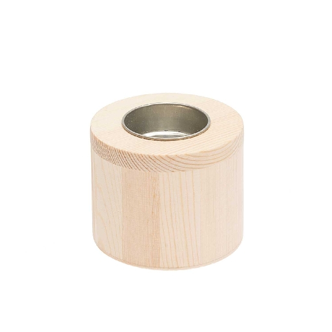 Kerzenhalter Rund 6 x 7,5 cm, FSC 100% main product photo
