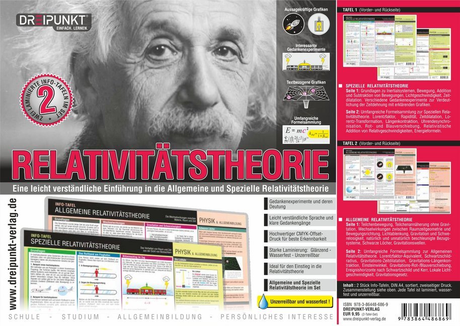 Relativitätstheorie, 2 Tafeln main product photo