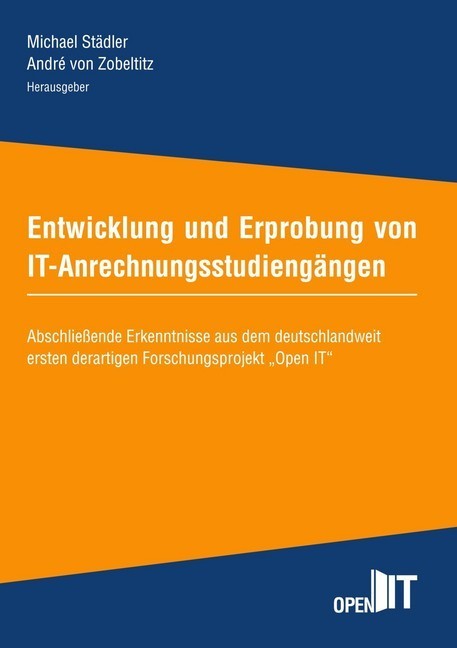 Entwicklung und Erprobung von IT-Anrechnungsstudiengängen main product photo