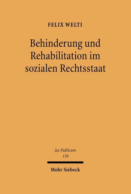 Behinderung und Rehabilitation im sozialen Rechtsstaat main product photo