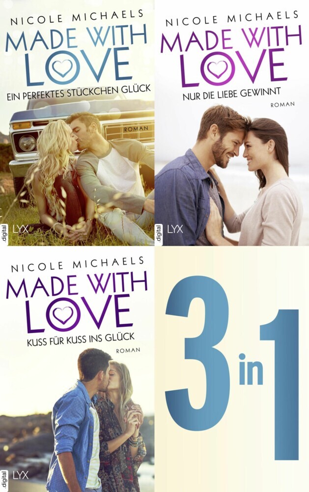 Made with Love - Alle 3 Bände in einem E-Book main product photo