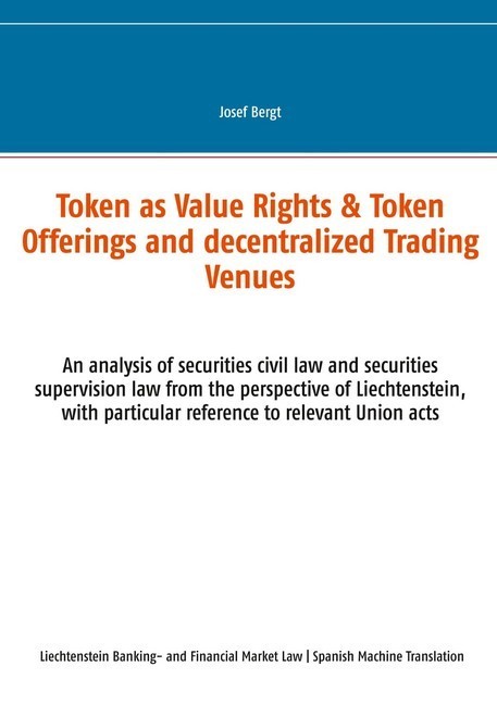 Token como Derechos de Valor & Ofertas de Token y Centros de Comercio Descentralizados main product photo