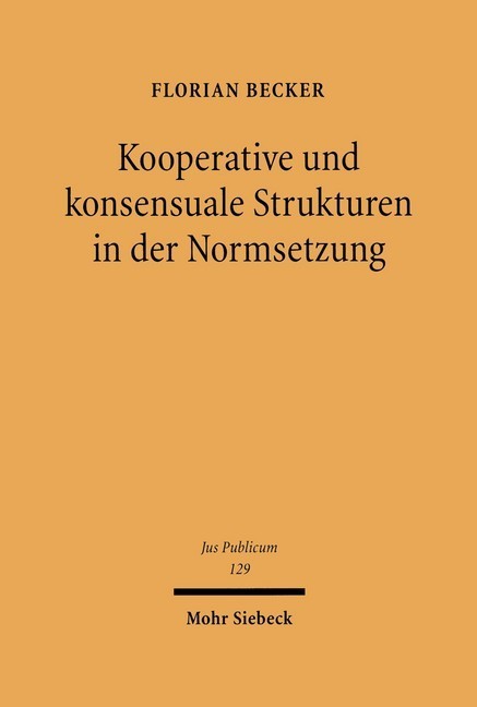 Kooperative und konsensuale Strukturen in der Normsetzung main product photo