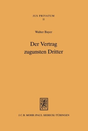 Der Vertrag zugunsten Dritter