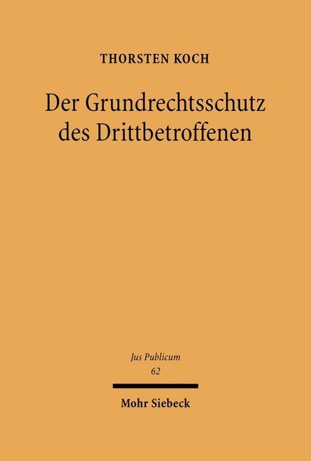 Der Grundrechtsschutz des Drittbetroffenen main product photo