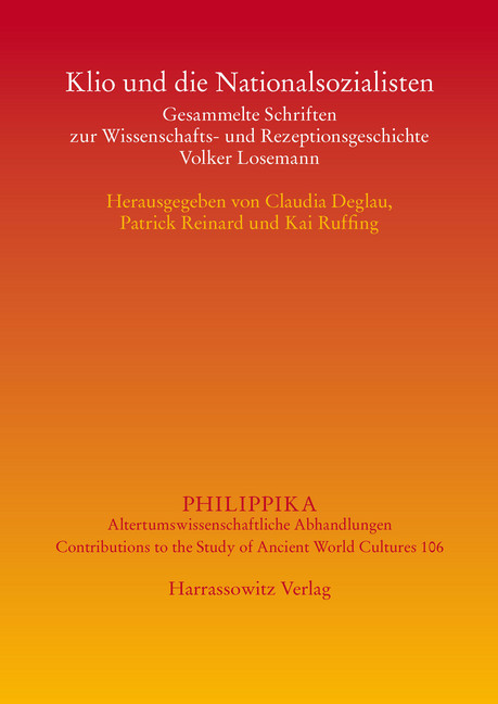 Klio und die Nationalsozialisten main product photo