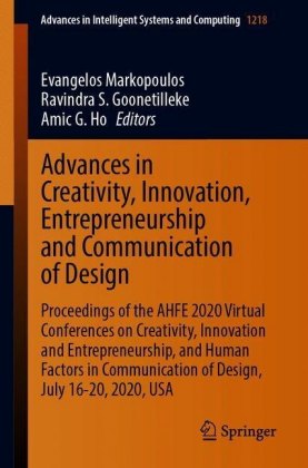 Advances in Creativity, Innovation, Entrepreneurship and Communication of Design
