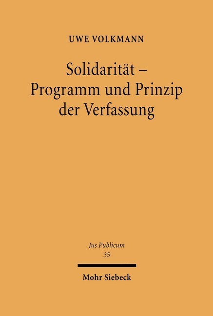 Solidarität - Programm und Prinzip der Verfassung main product photo