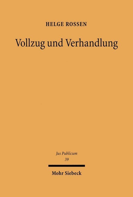 Vollzug und Verhandlung main product photo