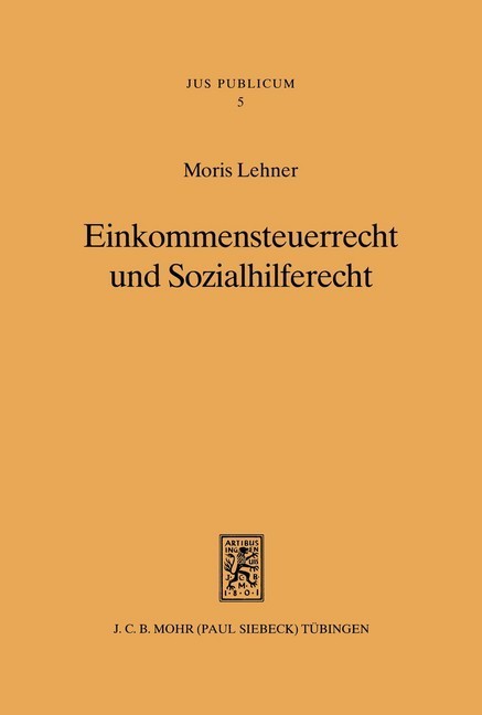 Einkommensteuerrecht und Sozialhilferecht main product photo