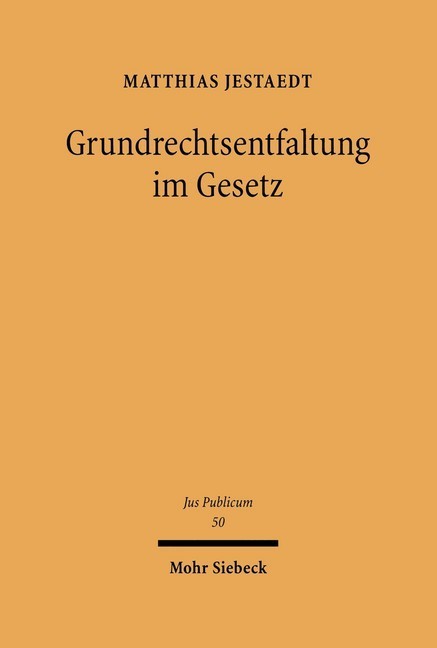 Grundrechtsentfaltung im Gesetz main product photo