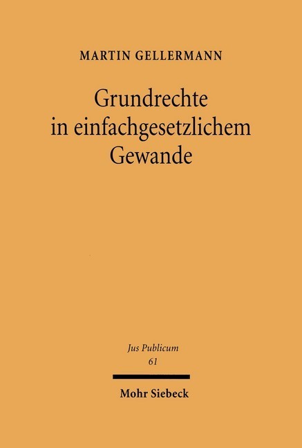 Grundrechte im einfachgesetzlichen Gewand main product photo