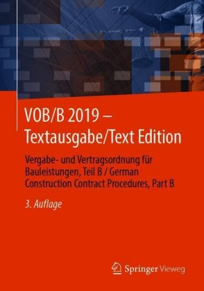 VOB/B 2019 - Textausgabe/Text Edition