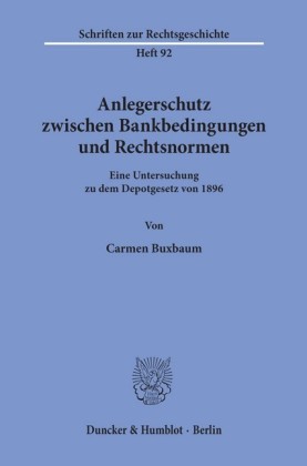 Anlegerschutz zwischen Bankbedingungen und Rechtsnormen.