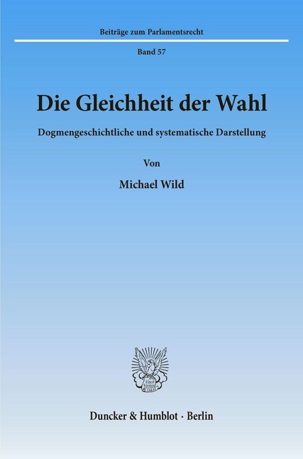 Die Gleichheit der Wahl. main product photo
