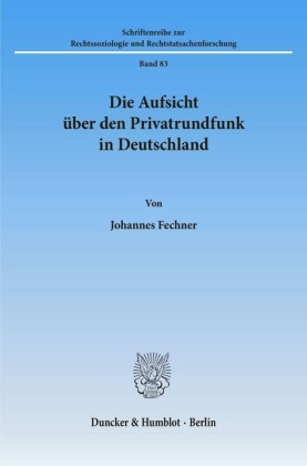 Die Aufsicht über den Privatrundfunk in Deutschland.
