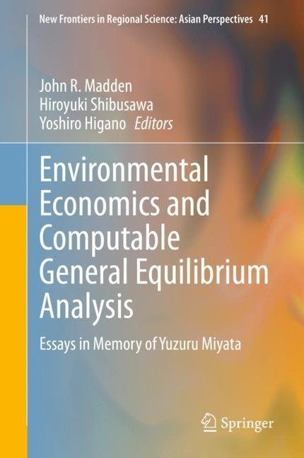 Environmental Economics and Computable General Equilibrium Analysis main product photo