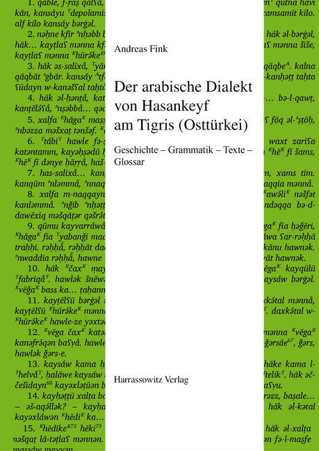 Der arabische Dialekt von Hasankeyf am Tigris (Osttürkei) main product photo