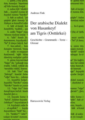 Der arabische Dialekt von Hasankeyf am Tigris (Osttürkei)