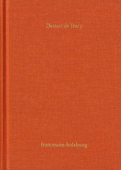 Antoine Louis Claude Destutt de Tracy: Grundzüge einer Ideenlehre / I-V main product photo