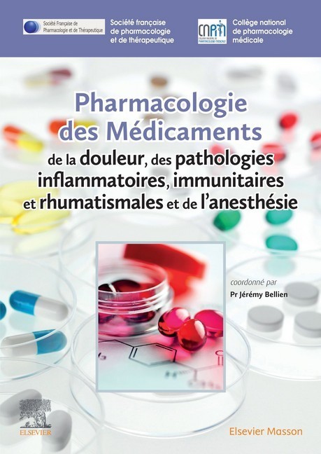 Pharmacologie des médicaments de la douleur, des pathologies inflammatoires, immunitaires et rhumatismales et de l'anesthésie main product photo