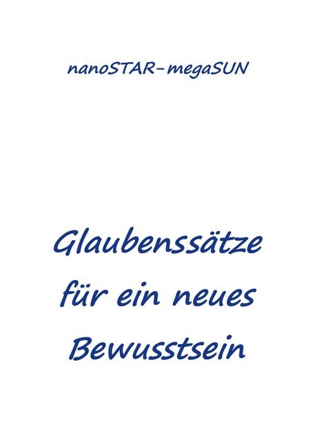 Glaubenssätze für ein neues Bewusstsein main product photo