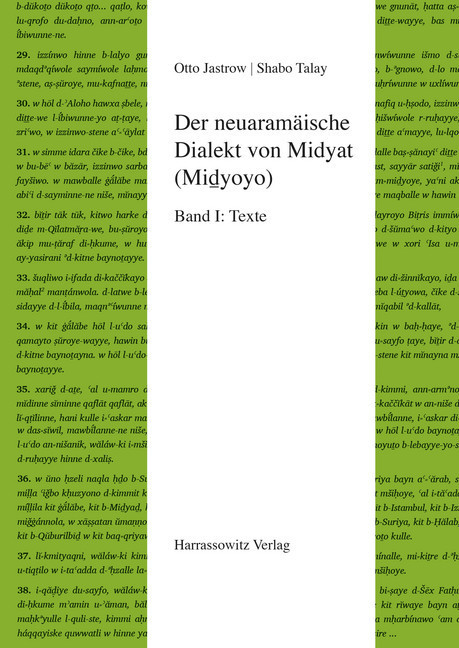 Der neuaramäische Dialekt von Midyat (Midoyo) main product photo