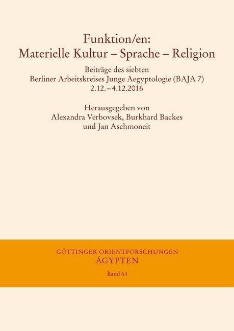 Funktion/en: Materielle Kultur - Sprache - Religion main product photo