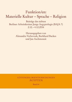 Funktion/en: Materielle Kultur - Sprache - Religion