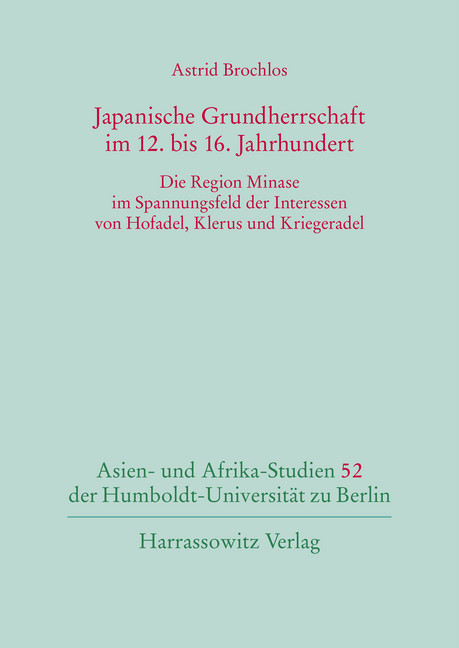 Japanische Grundherrschaft im 12. bis 16. Jahrhundert main product photo