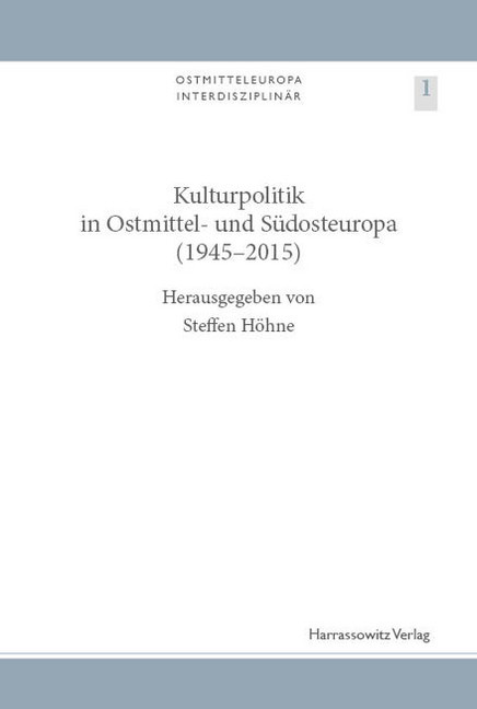 Kulturpolitik in Ostmittel- und Südosteuropa (1945-2015) main product photo