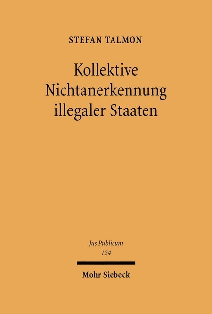 Kollektive Nichtanerkennung illegaler Staaten main product photo