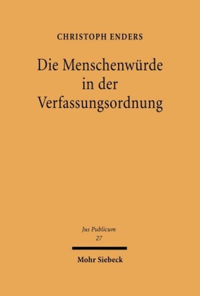 Die Menschenwürde in der Verfassungsordnung