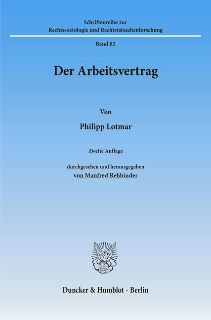 Der Arbeitsvertrag. main product photo