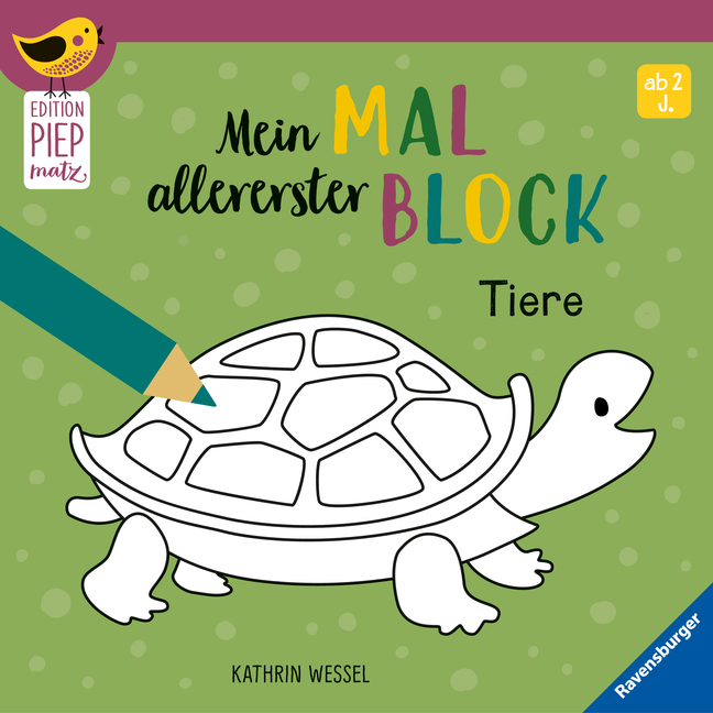 Edition Piepmatz: Mein allererster Malblock - Tiere main product photo