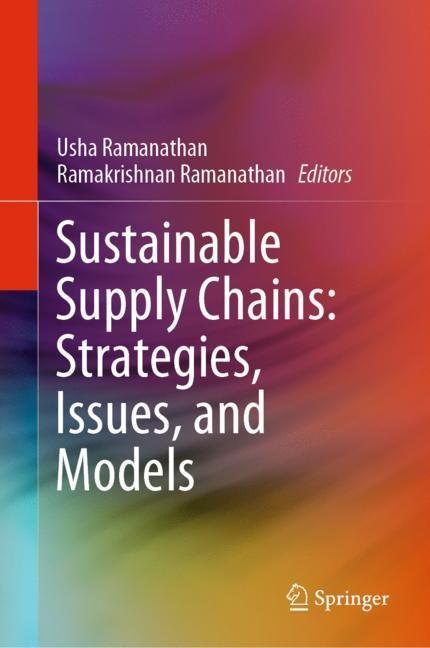 Sustainable Supply Chains: Strategies, Issues, and Models main product photo