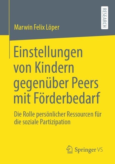 Einstellungen von Kindern gegenüber Peers mit Förderbedarf main product photo