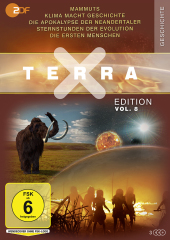 Terra X - Edition - Mammuts - Stars der Eiszeit / Klima macht Geschichte / Die Apokalypse der Neandertaler / Sternstunden der Evolution / Die ersten Menschen. Vol.8, 3 DVD