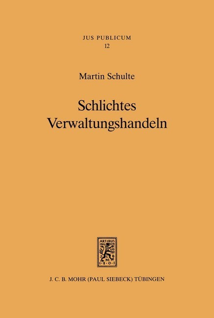 Schlichtes Verwaltungshandeln main product photo