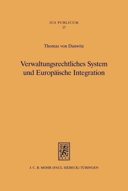 Verwaltungsrechtliches System und Europäische Integration main product photo