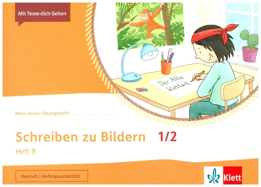 Mein Anoki-Übungsheft - Schreiben zu Bildern 1/2. Heft B main product photo