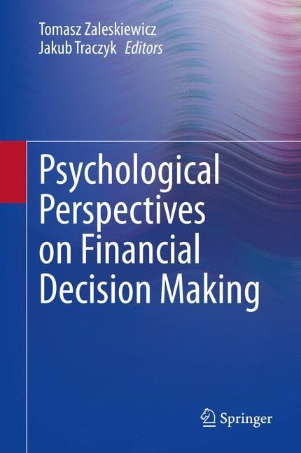 Psychological Perspectives on Financial Decision Making main product photo