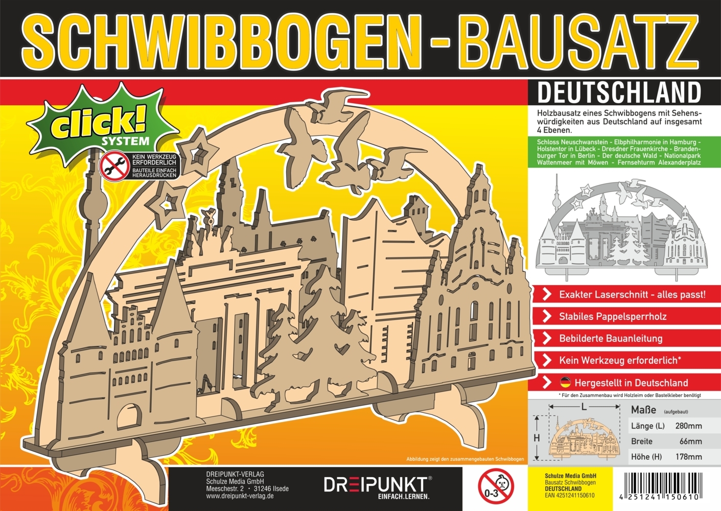 Bausatz Schwibbogen 'Deutschland' main product photo