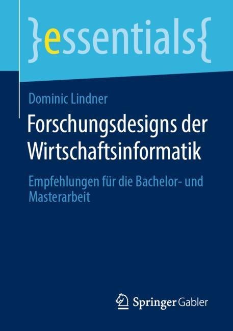 Forschungsdesigns der Wirtschaftsinformatik main product photo