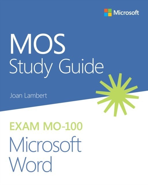 MOS Study Guide for Microsoft Word Exam MO-100 main product photo