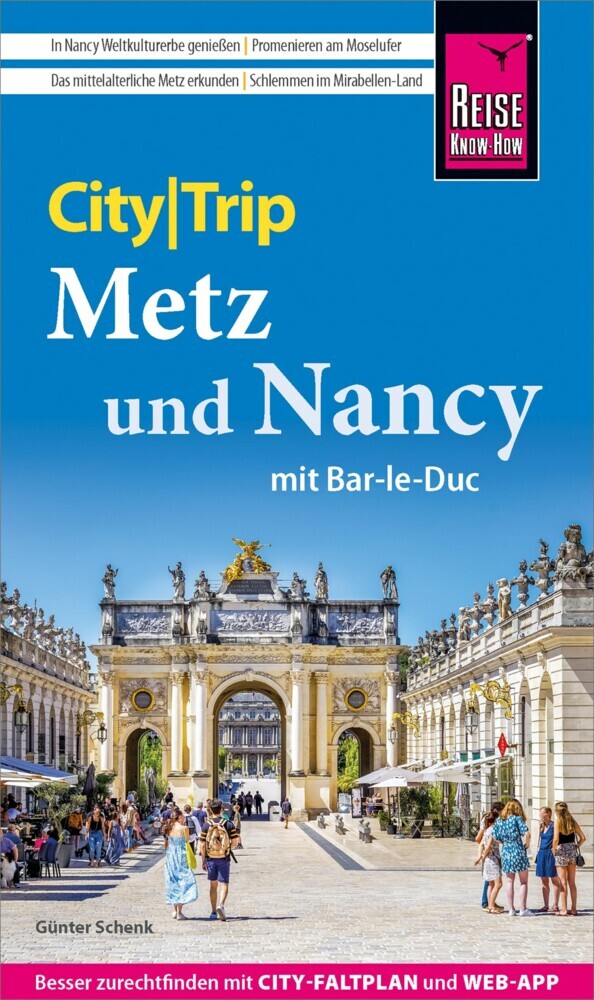 Reise Know-How CityTrip Metz und Nancy mit Bar-Le-Duc main product photo
